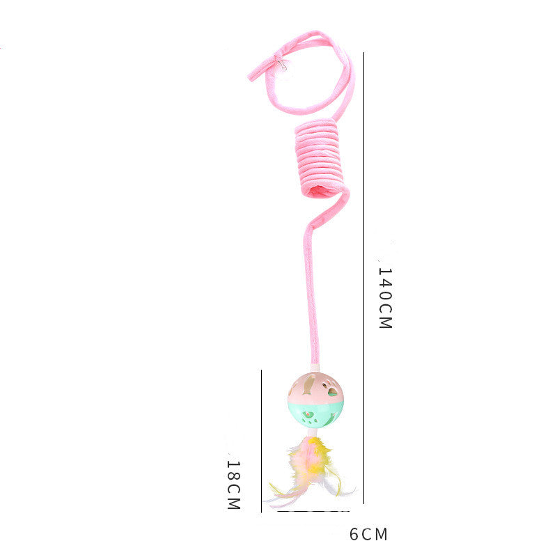 Interactive Rabbit Hair Ball Cat Toy-6