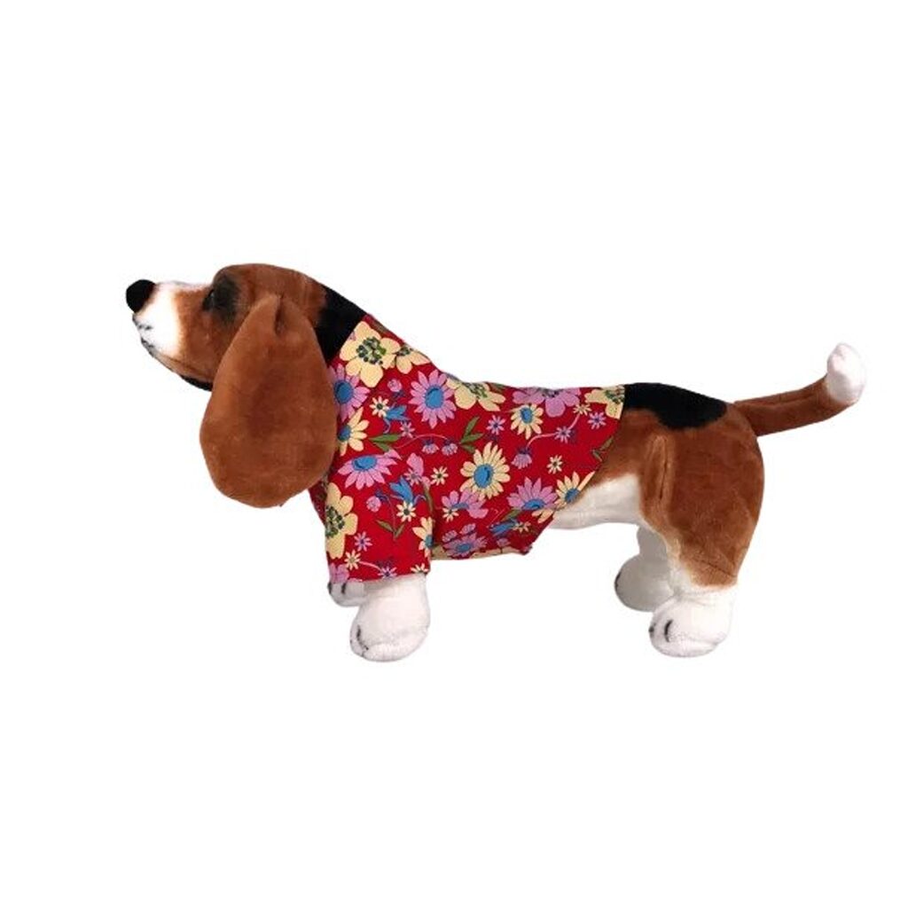 Hawaii Bloom Dog Shirt by Doggy Doo Little-1