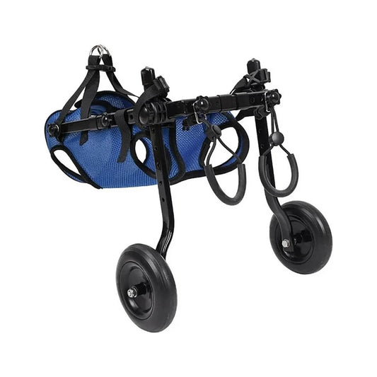 Rooster Farms Little Dog Breed Wheelchair - Back Hind Legs Adjustable Mobility Aid-0